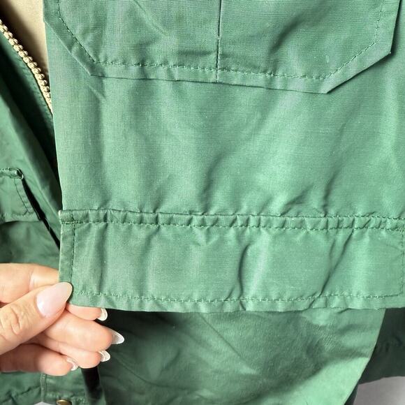 Woolrich Vintage Hooded Zip Front Utility Jacket Green - Picture 12 of 16